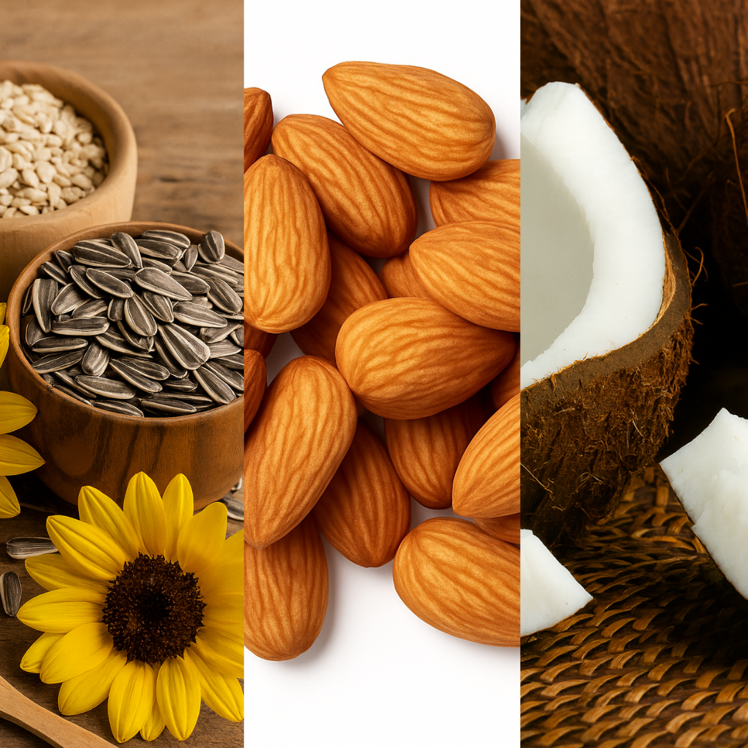 Almond, Sun Flower & Coconut Oil 95.5%